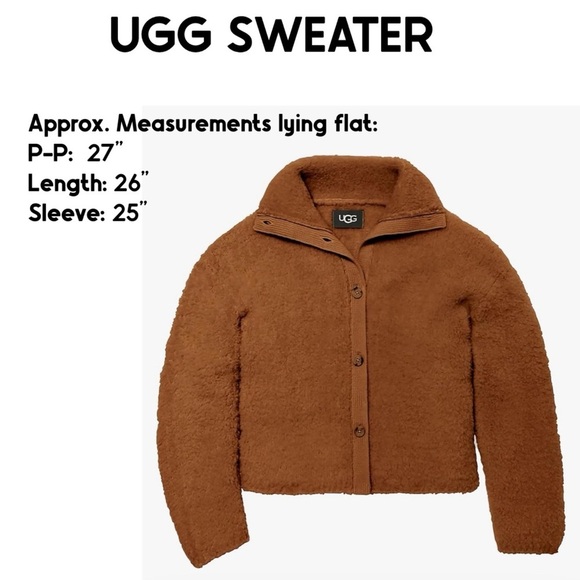 UGG FLUFFY SWEATER NWT SZ. L - Picture 4 of 7